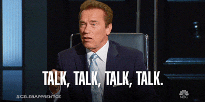 Talk Talk Arnold Schwarzenegger gif
